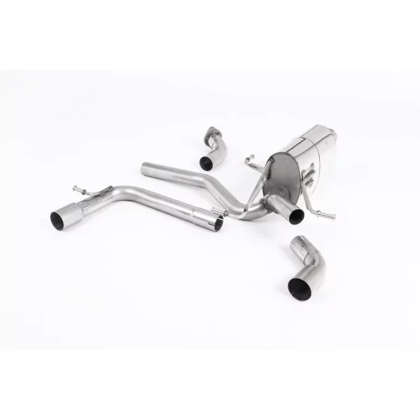 Escape front pipe-back Milltek SSXSZ7 para Suzuki Swift Sport 1.4 BoosterJet, colas GT-115 de titanio quemado