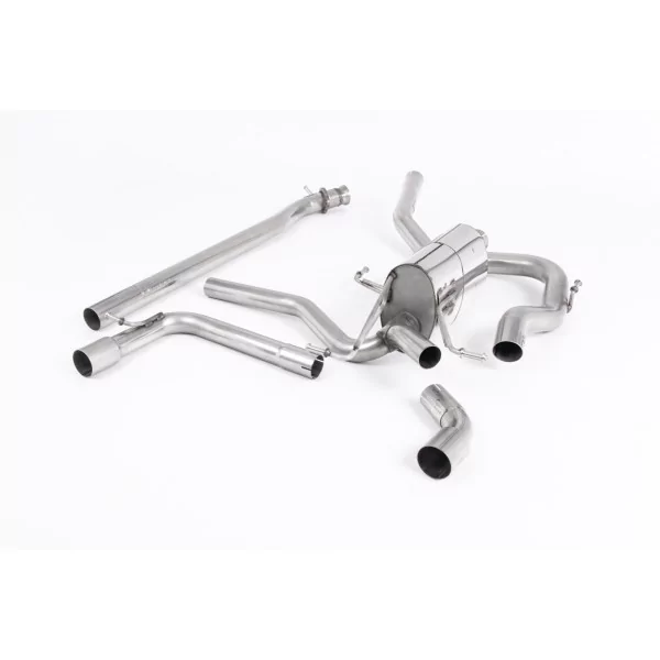 Milltek SSXSZ10 cat-back exhaust for Suzuki Swift Sport 1.4 BoosterJet, titanium GT-115 tips