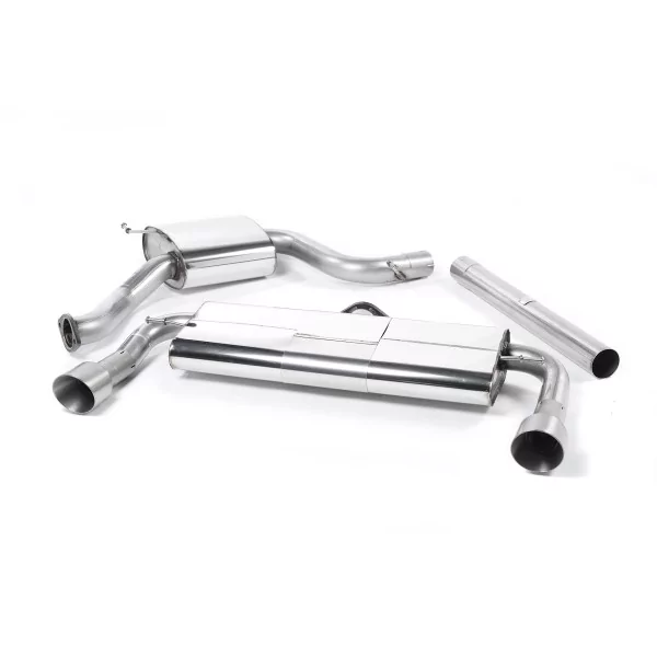 Échappement cat-back Milltek SSXVW227 pour Volkswagen Golf MK7 GTi, embouts titane