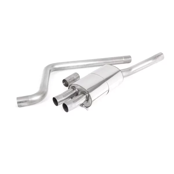 Milltek SSXVW504 cat-back exhaust for Volkswagen Polo, burnt titanium GT-90 tips