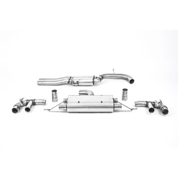 Milltek SSXAU886 cat-back exhaust for Audi RS3 Sportback 400PS, titanium tips